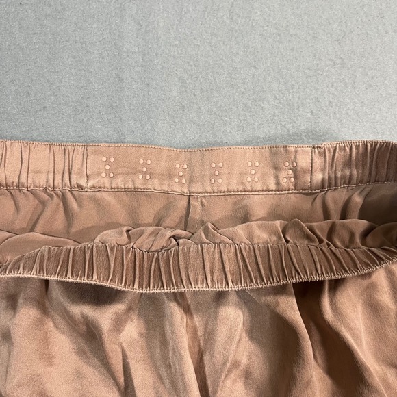 Lunya Good In Bed Silk Lounge Sleep Shorts Elastic Waist Comfy Casual blush pink - Picture 9 of 12